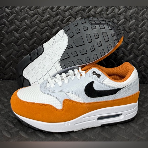 Nike Air Max 1 Orange Monarch Classic Sneakers Shoes Mens Size 12 - Picture 1 of 5